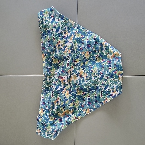 Low Rise Bikini Bottoms Size Small Blue Multicolored - Picture 2 of 3